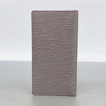 Louis Vuitton Epi Long Wallet Porte Carte Credit M6321B Lila