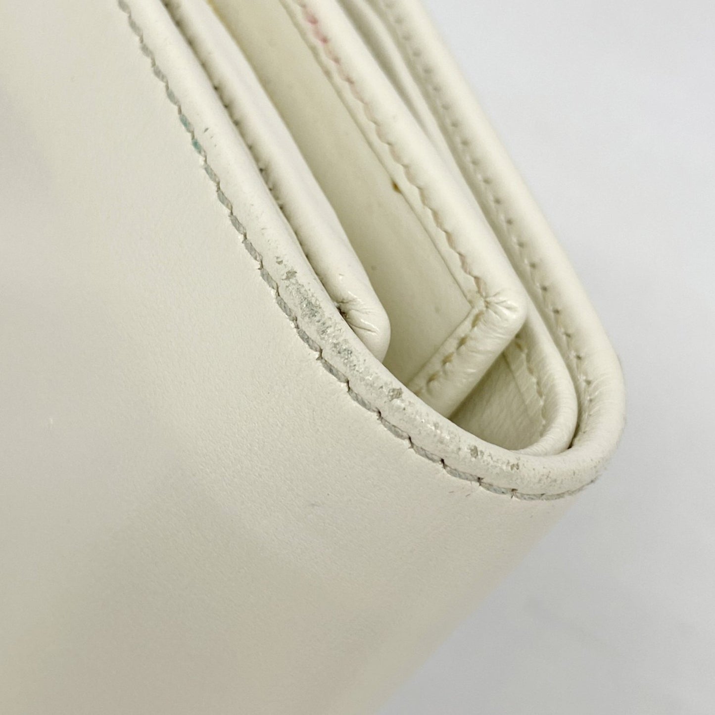 Gucci Horsebit Wallet 621891 Leather White