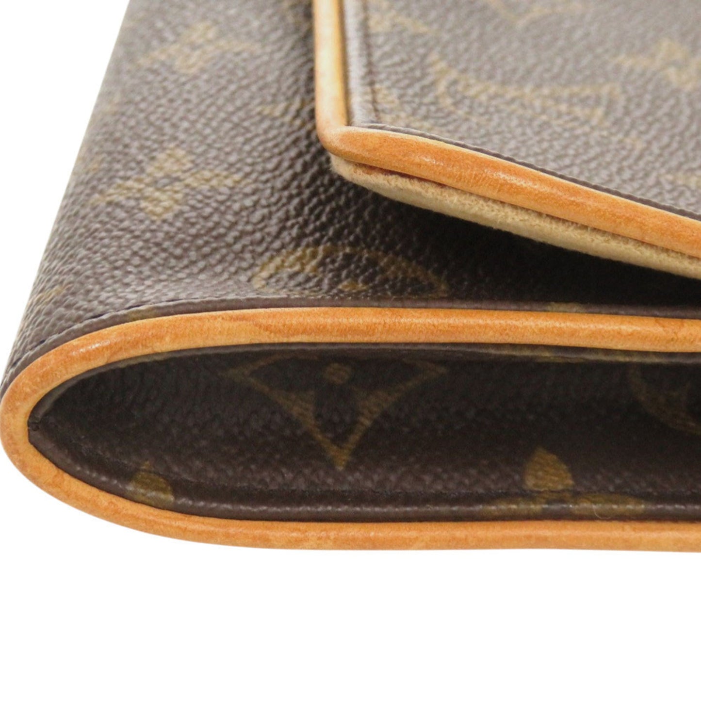 Louis Vuitton Pochette Twin Pm Monogram M51854 Canvas Brown Lv Shoulder Bag 0087 Louis Vuitton