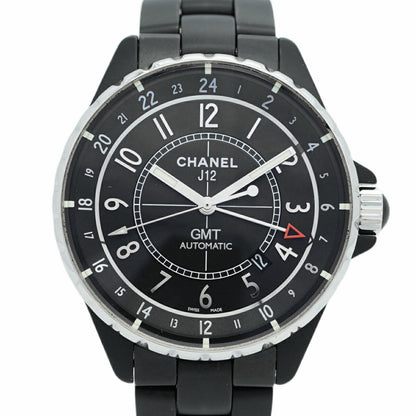Chanel J12 Gmt H3101 Black Dial