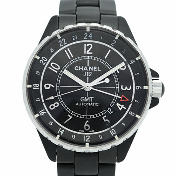 Chanel J12 Gmt H3101 Black Dial