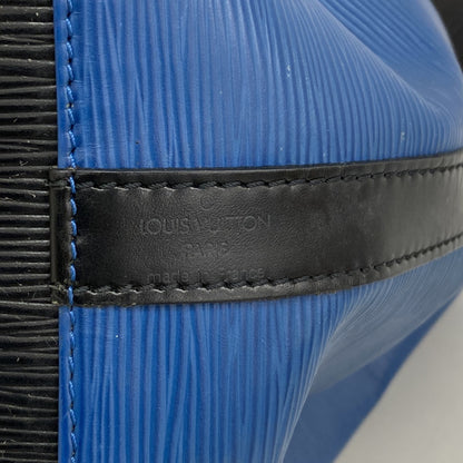 Louis Vuitton Epi Two-Tone Petit Noe Shoulder Bag M44152 Toledo Blue Noir