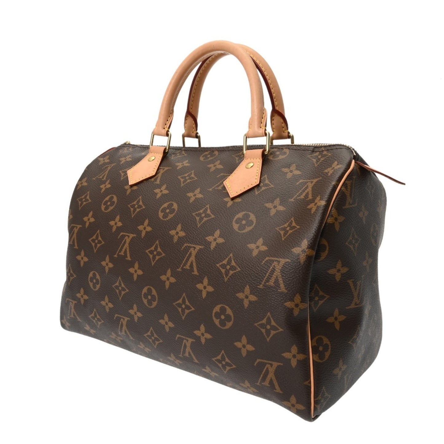 Louis Vuitton Monogram Speedy 30 New Model Brown M41108