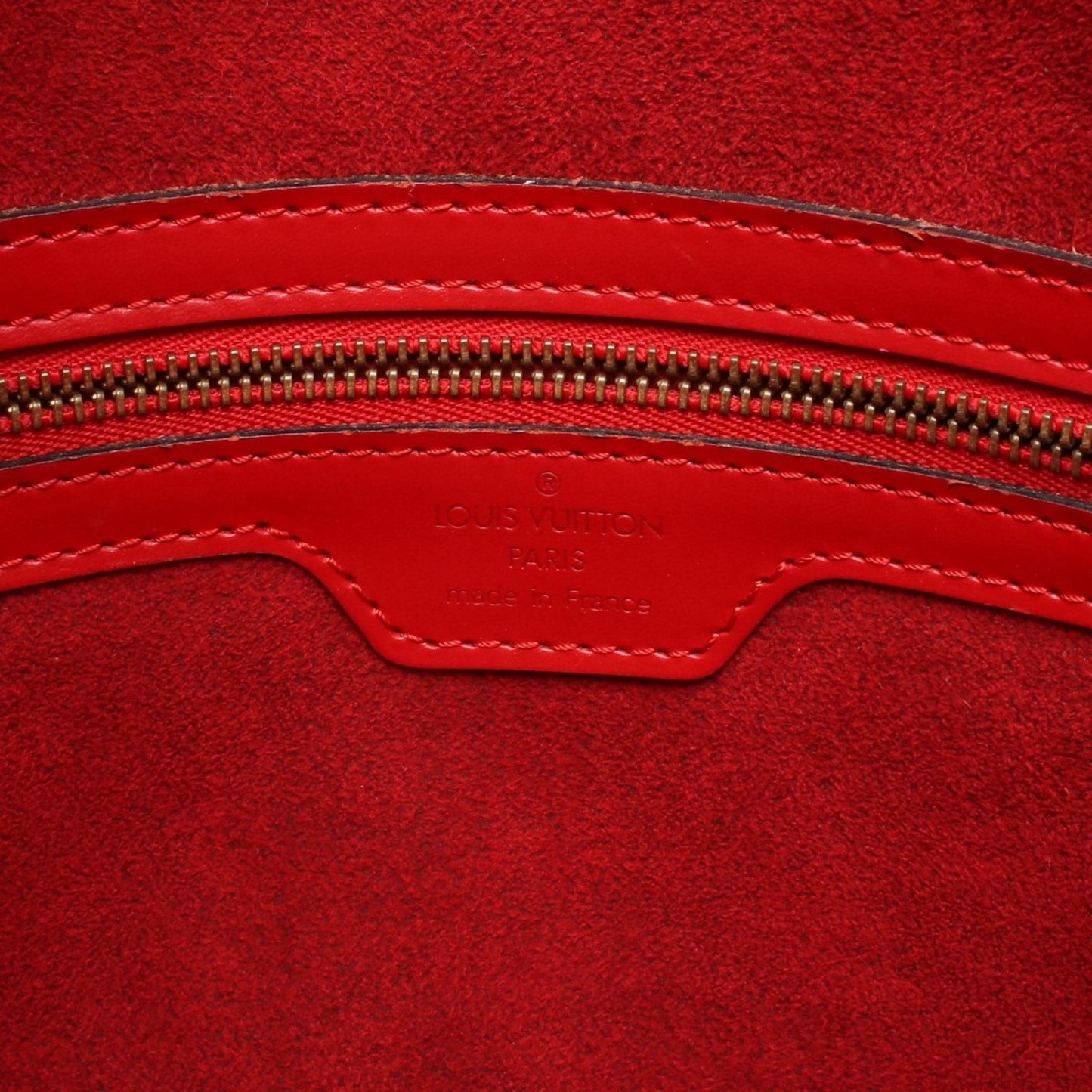 Louis Vuitton Epi Leather Lussack Shoulder Bag In Castilian Red