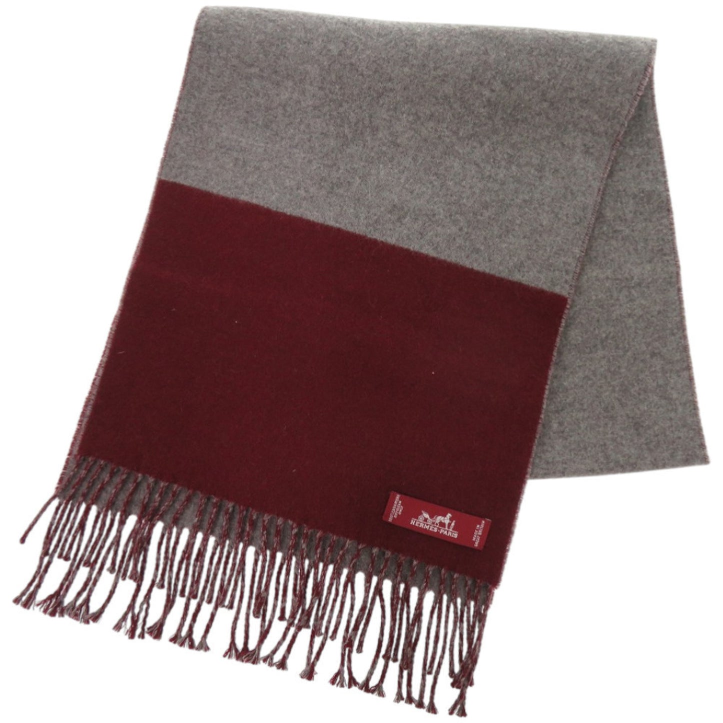 Like New Herms Kazak Cashmere Scarf