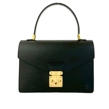 Louis Vuitton Vintage Concorde Epi Leather Handbag/Tote Bag In Black/Noir