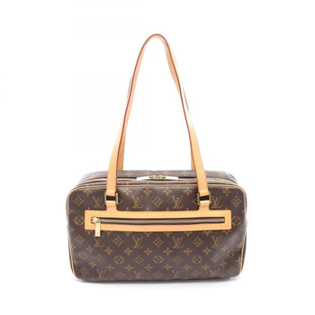 Louis Vuitton Cite Gm Monogram Shoulder Bag Coated Canvas Leather