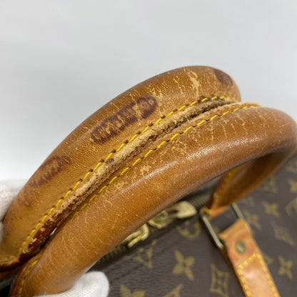 Louis Vuitton Monogram Keepall 55 Boston Bag M41424 Brown