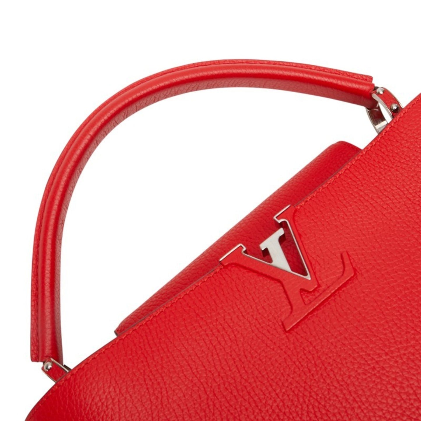 Louis Vuitton Capucines Mm Handbag M94631 Coquelicot Red Leather