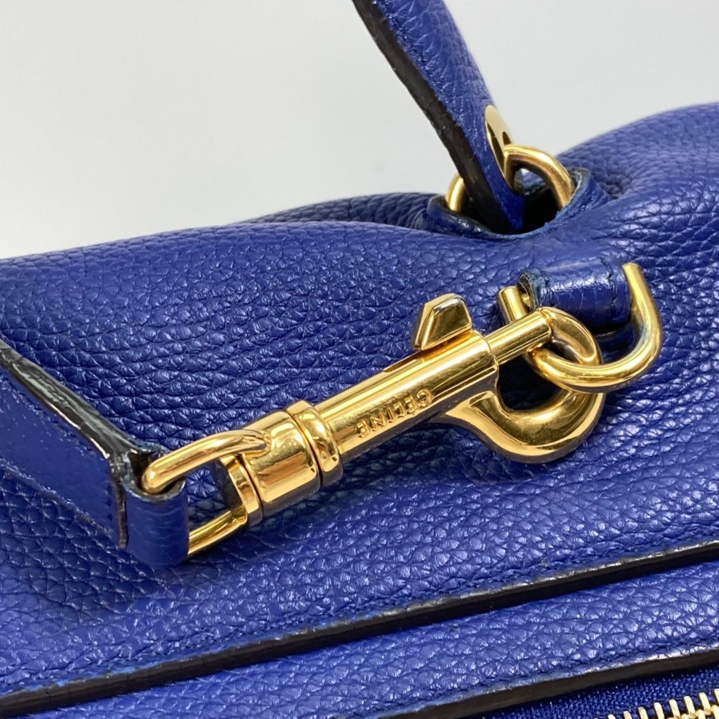 Celine Hand Bag Bag 2Way Bag Shoulder Bag Shoulder Bag Blue