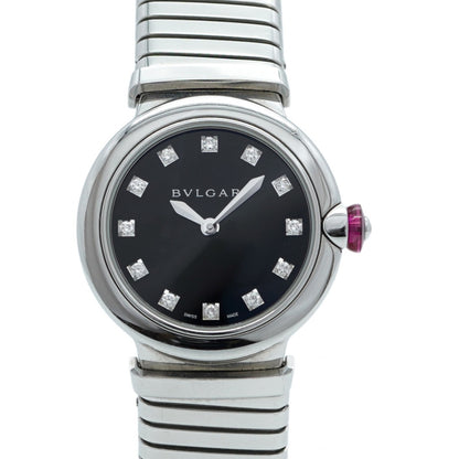 Bvlgari Lucea Lu28S Black Dial