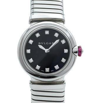 Bvlgari Lucea Lu28S Black Dial
