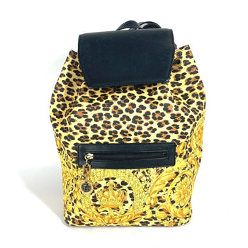 Versace Leopard Print Backpack