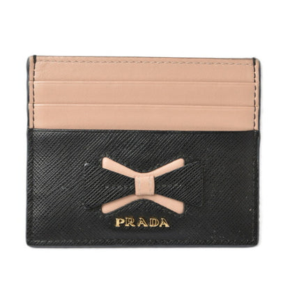 Prada Card Case/Business Holder Saffiano/Saffiano Nero/Black 1Mc025