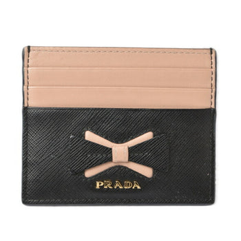 Prada Card Case/Business Holder Saffiano/Saffiano Nero/Black 1Mc025