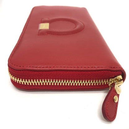 Salvatore Ferragamo Gancini Round Zip Wallet