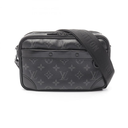Louis Vuitton Alpha Shoulder Bag Coated Canvas Leather Monogram Eclipse