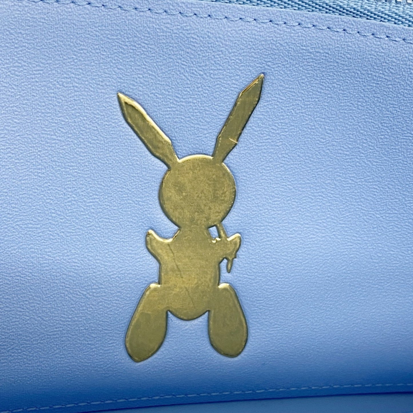 Louis Vuitton Monogram Certy Zippy Wallet M64604 Light Blue/Beige