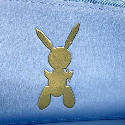 Louis Vuitton Monogram Certy Zippy Wallet M64604 Light Blue/Beige