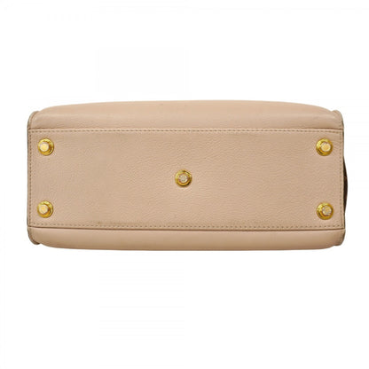 Louis Vuitton Monogram On My Side Handbag M58485 Greige Brown 2-Way Bag