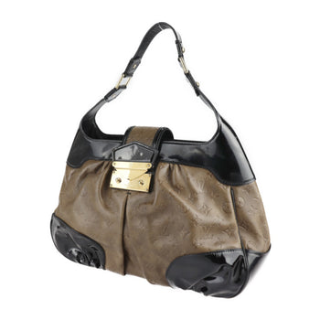 Louis Vuitton Louis Vuitton Bolly Shoulder Bag M95296 Monogram Emboss Embossed Leather Enamel Olive
