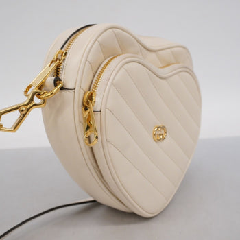 Gucci Interlocking G Shoulder Bag 751628 Leather Ivory