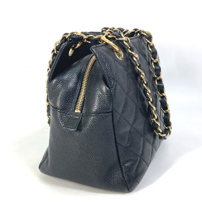 Chanel Cc Mark Chain Tote Bag Bag Shoulder Bag Black Gold