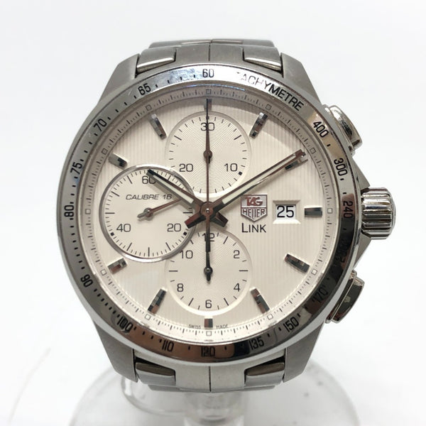 Tag Heuer Cat2011 Link Caliber 16 Chronograph Automatic Watch Stainless Steel