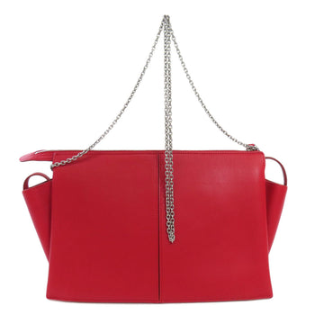 Celine Trifold Shoulder Bag In Calf Leather