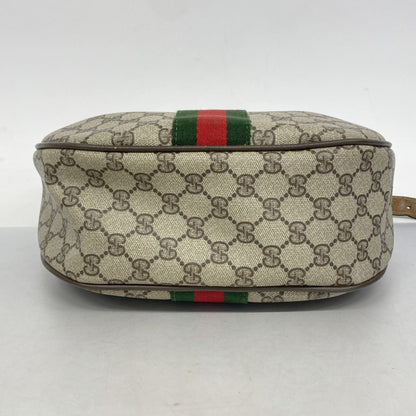 Gucci Gg Supreme Sherry Line Shoulder Bag 68 001 3840 Brown