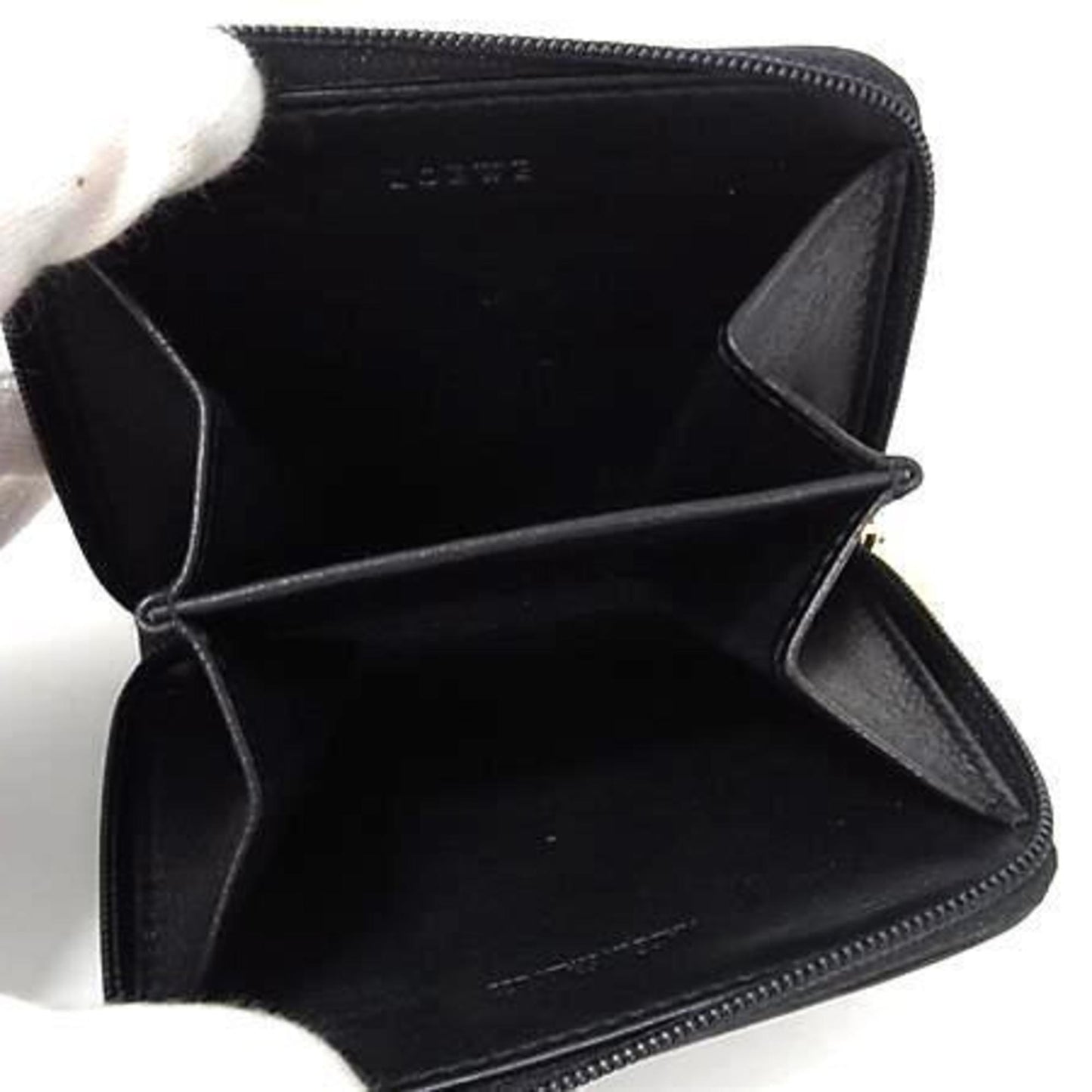 Loewe Anagram Coin Purse In Brown Canvas And Leather