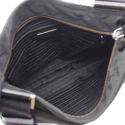 Prada Tessuto + Saffi Shoulder Bag In Nylon And Saffiano Leather