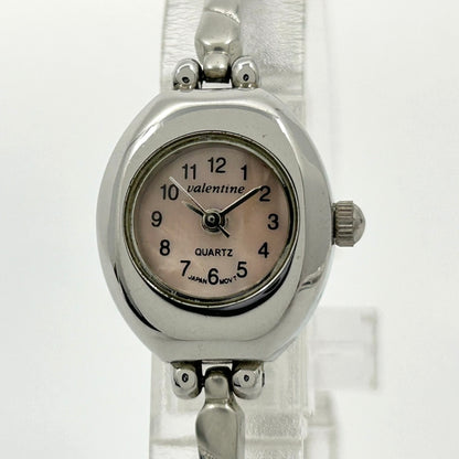 Valentino Valentine Women'S Quartz Watch With Pink Dial And Silver Bracelet