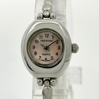 Valentino Valentine Women'S Quartz Watch With Pink Dial And Silver Bracelet