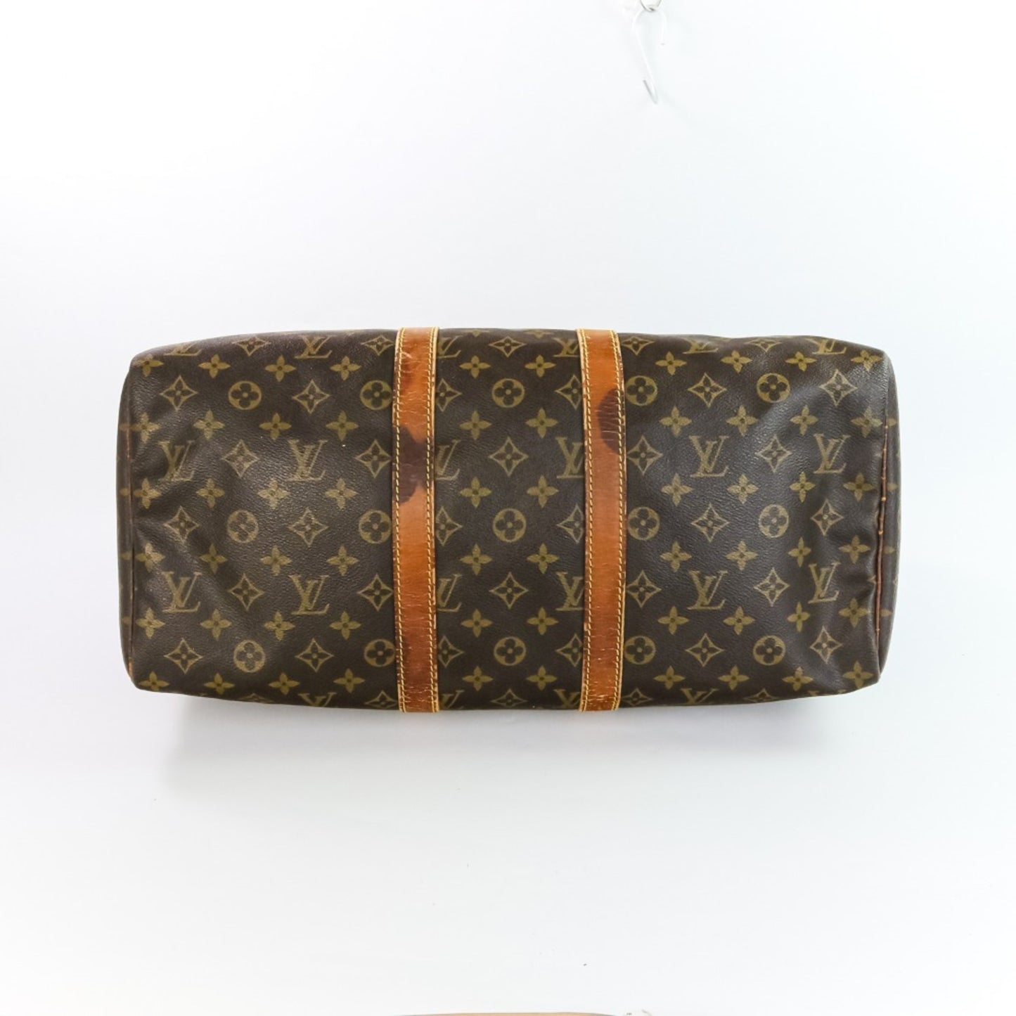 Louis Vuitton Monogram Keepall 45 Boston Bag M41428 Brown