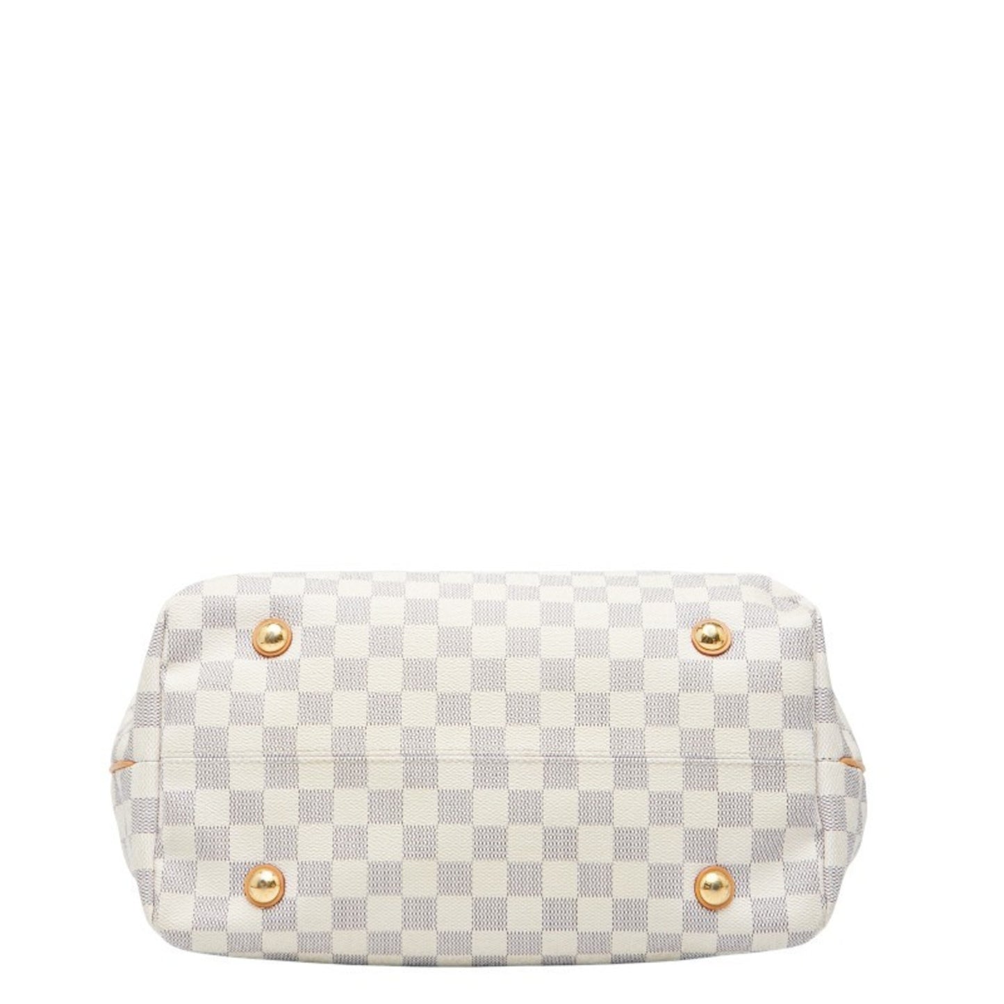 Louis Vuitton Damier Azur Cabas Mm Handbag Tote Bag N41375 White Leather