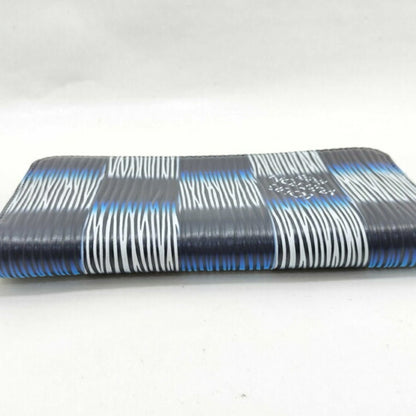 Louis Vuitton Louis Vuitton Long Wallet Zippy Vertical M82820 Navy Blue White Black Damier Rush Epi