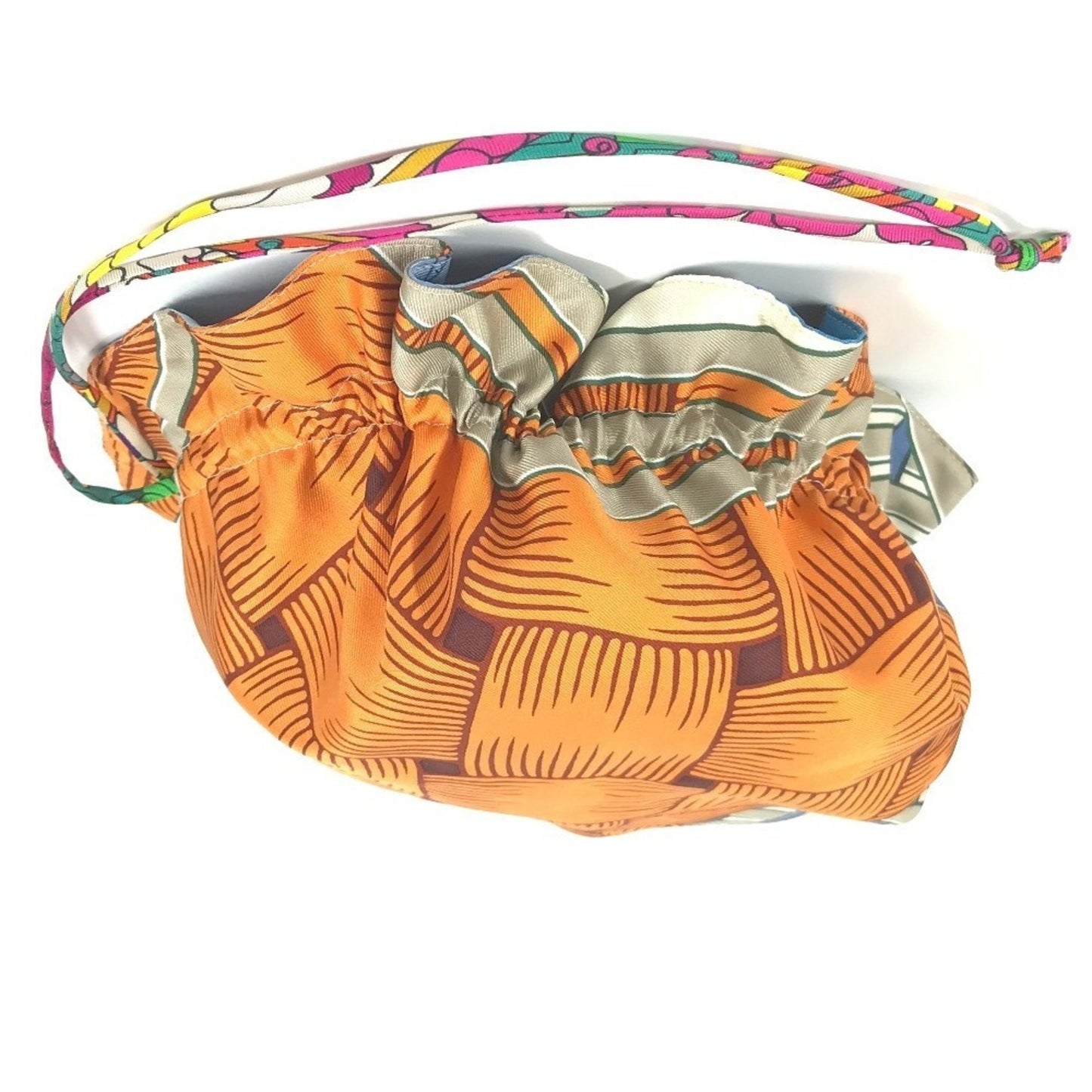 Hermes Petit H Drawstring Makeup Pouch