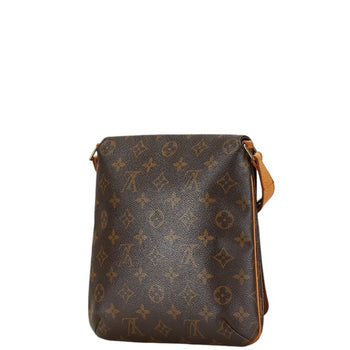 Louis Vuitton Monogram Musette Salsa Short Shoulder Bag M51258 Brown Pvc Leather
