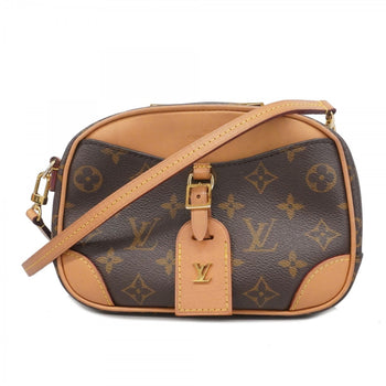Louis Vuitton Monogram Deauville Mini Shoulder Bag M45528 Brown