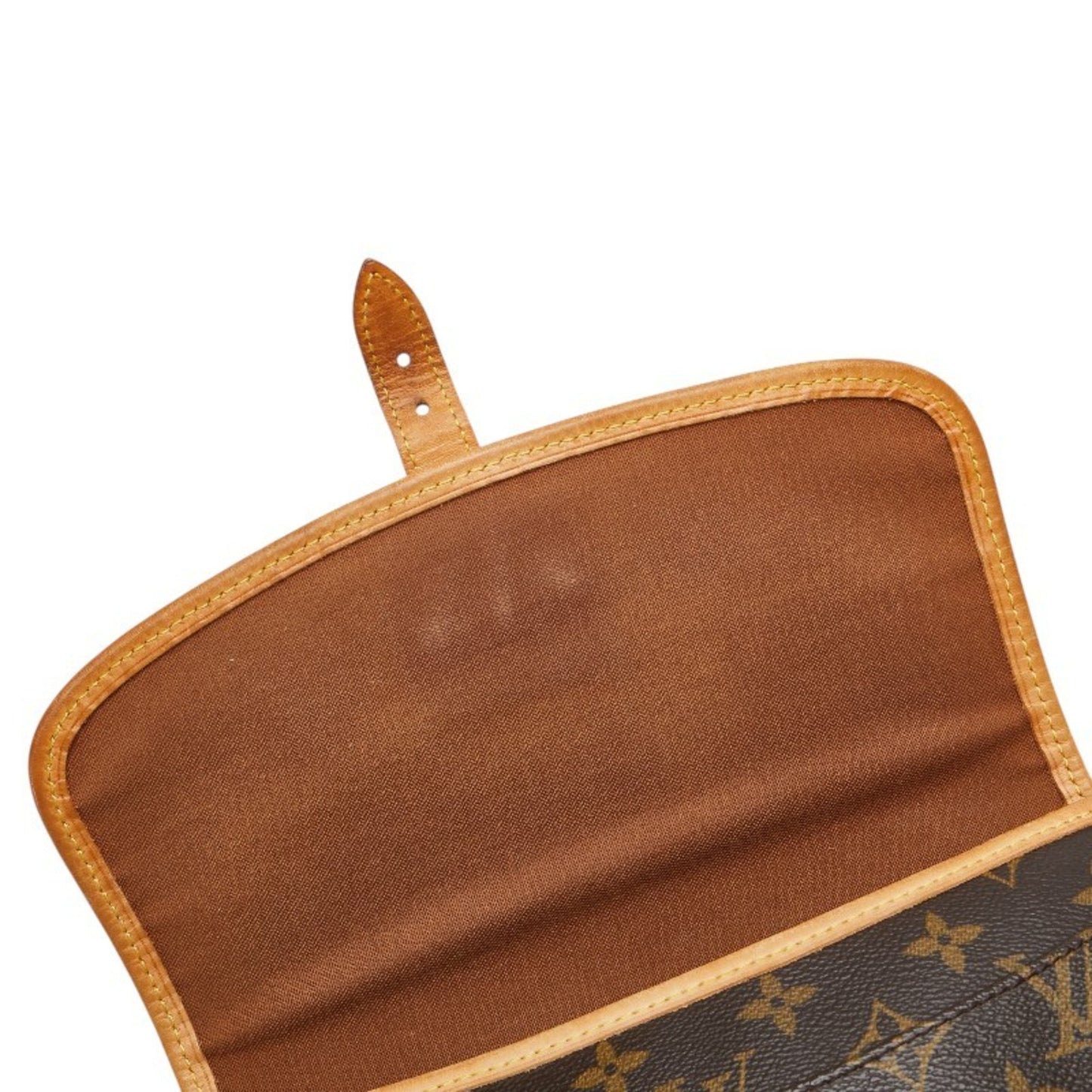 Louis Vuitton Monogram Sologne Crossbody Shoulder Bag M42250 Brown Leather