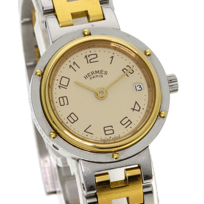 Hermes Clipper Watch Stainless Steel Ssxgp