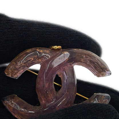 Chanel Coco Mark Plastic Brooch 99P Chanel