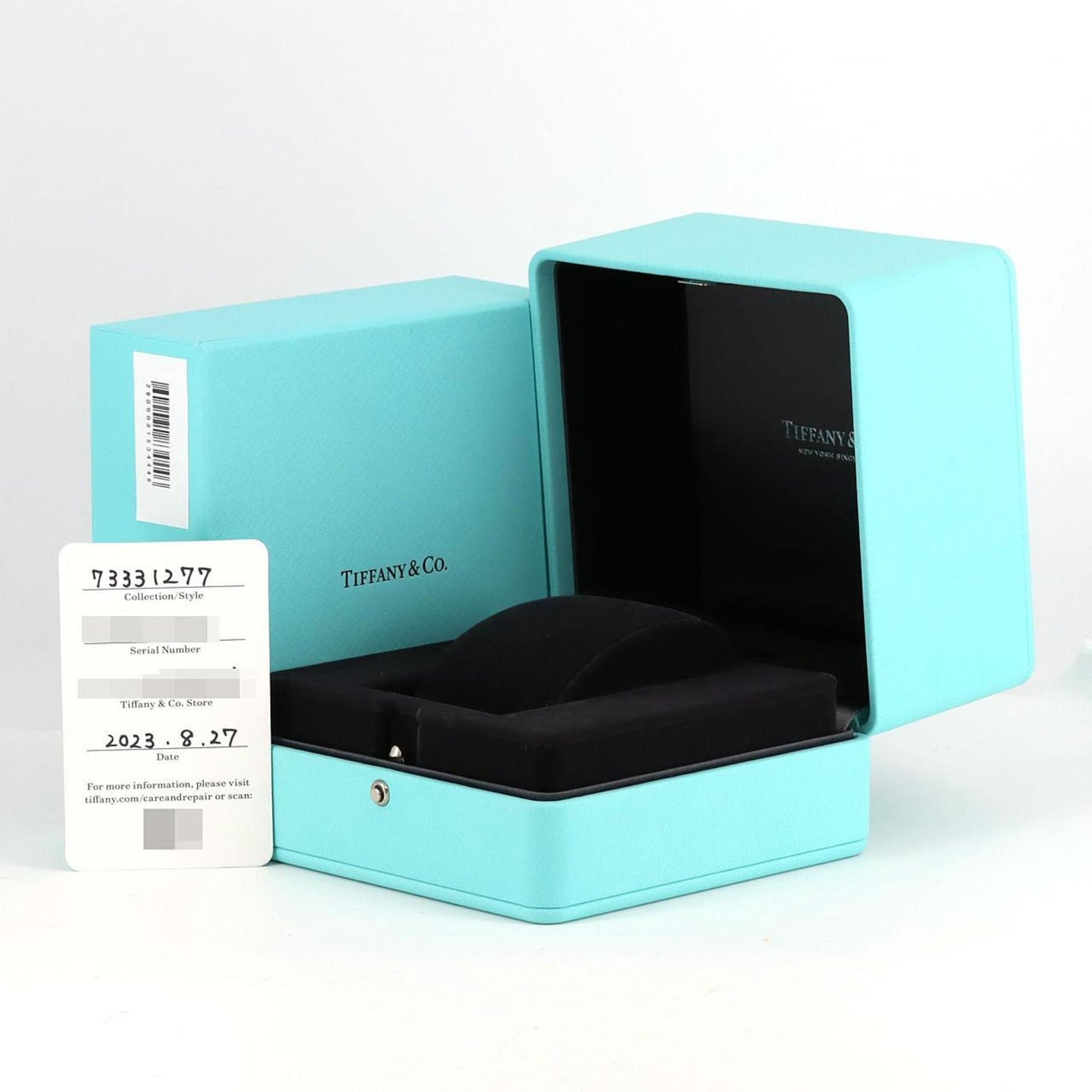 Tiffany Hardware Lug D Bracelet Large Size 73331277 Stainless Steel Quartz Watch