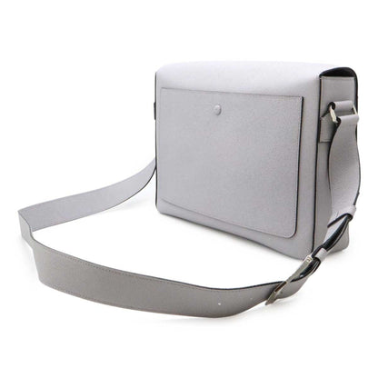Valextra V-Line Shoulder Bag In Leather