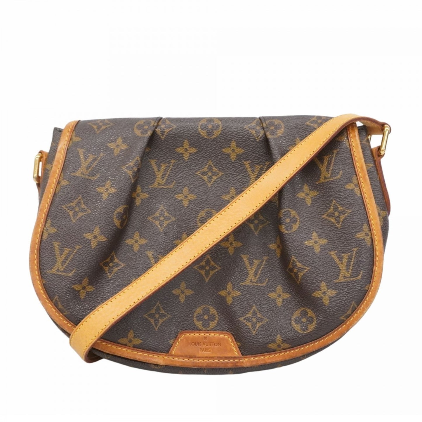 Louis Vuitton Monogram Menilmontant Pm Shoulder Bag M40474 Brown