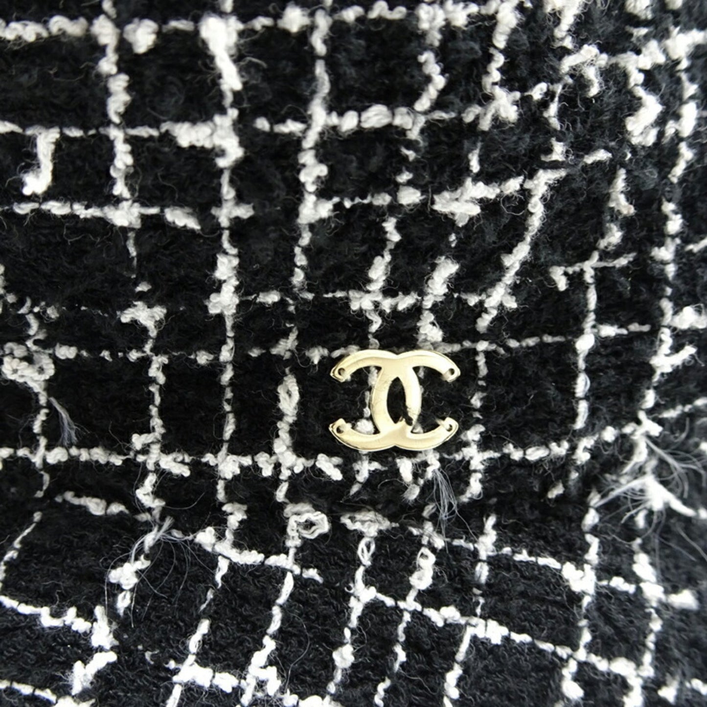 Chanel Tweed Bucket Hat
