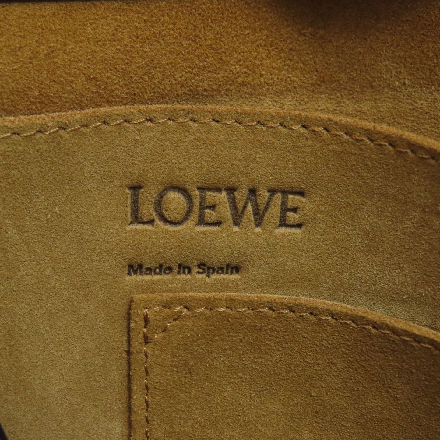 Loewe Messenger Bag Shoulder Canvas Calfskin