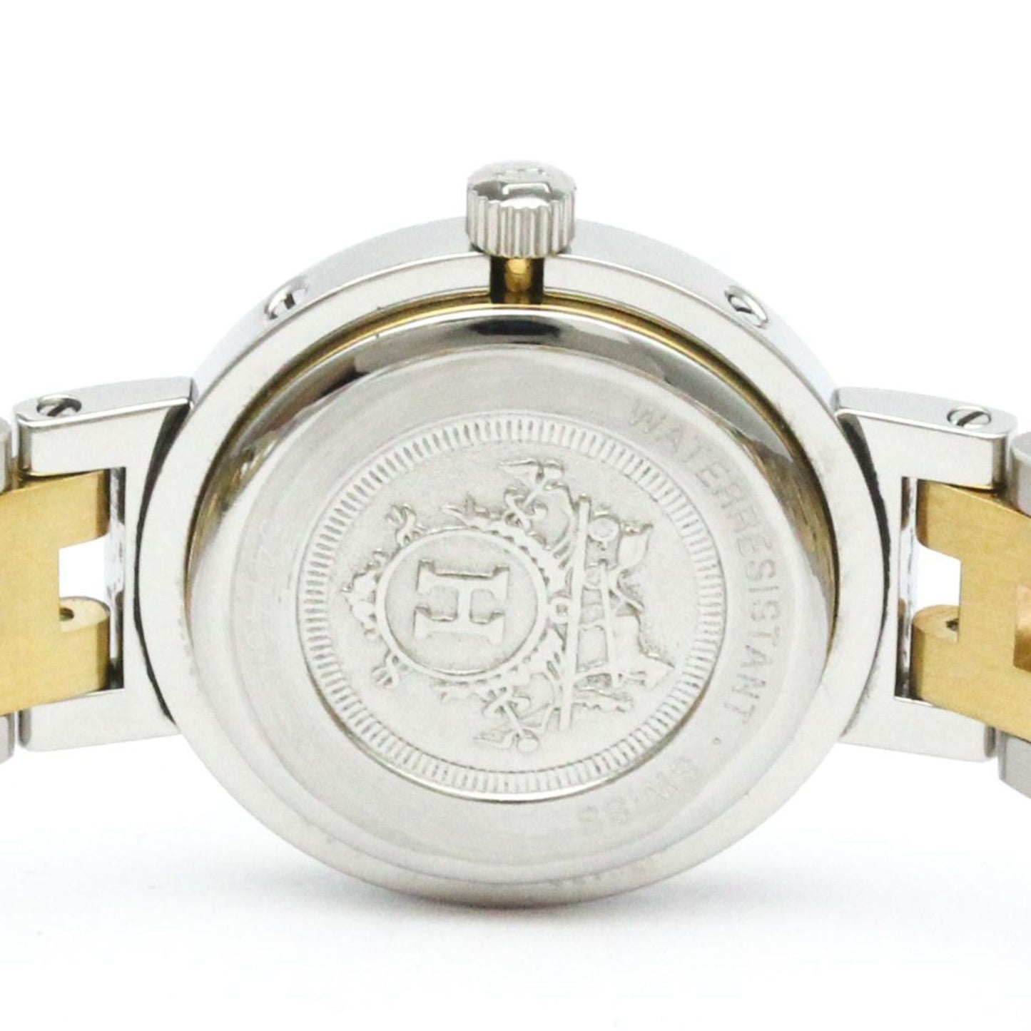 Hermes Clipper Gold Plated Stainless Steel Quartz