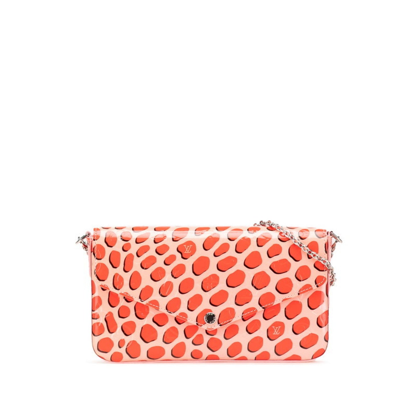 Louis Vuitton Vernis Felice Chain Shoulder Bag/Waist Bag M62359 Pink/Red Patent Leather